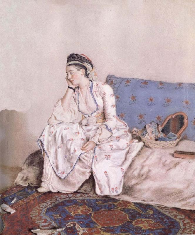 Jean-Etienne Liotard Portrait of Mary Gunning Countess of Coventry China oil painting art